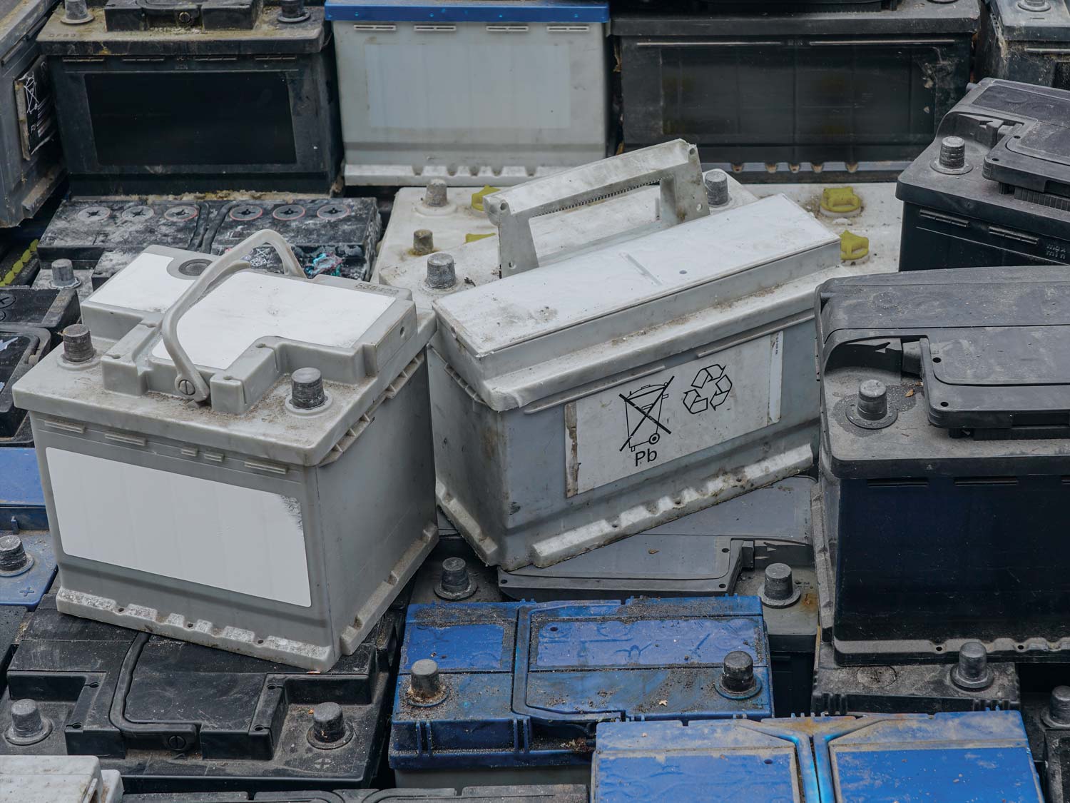 Gebrauchte Autobaterien