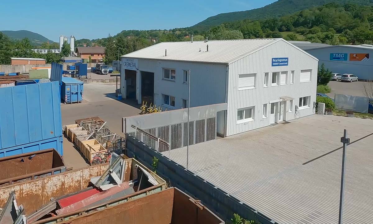 Aussenansicht Metall-Recyclingzentrum Annweiler
